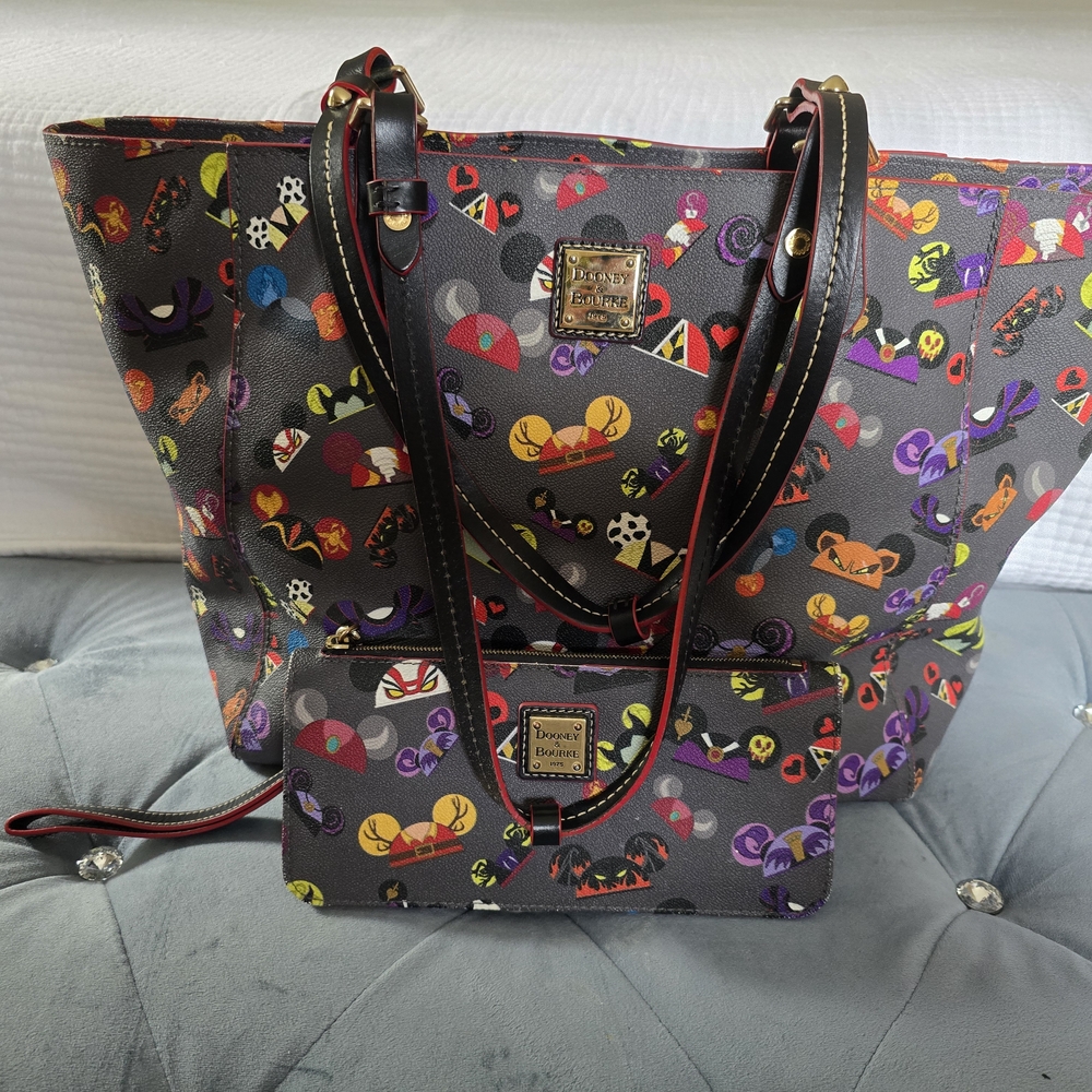 Dooney & Bourke Disney Villians Ears Tote Bag